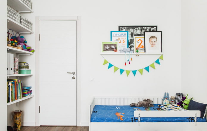 Zimmer für ein Kind in einer Euro-Duplex