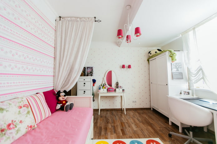 furnishing a bedroom for a teenage girl