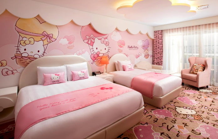 bedroom design for two girls