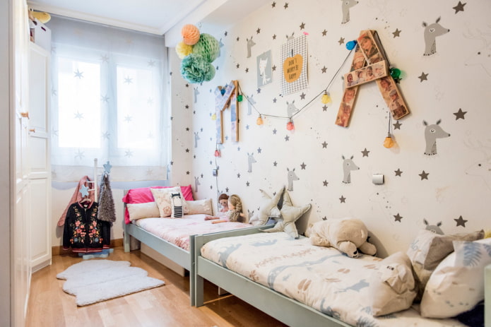 nursery for two girls