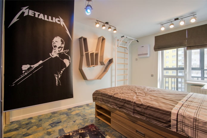 decorating a bedroom for a teen boy