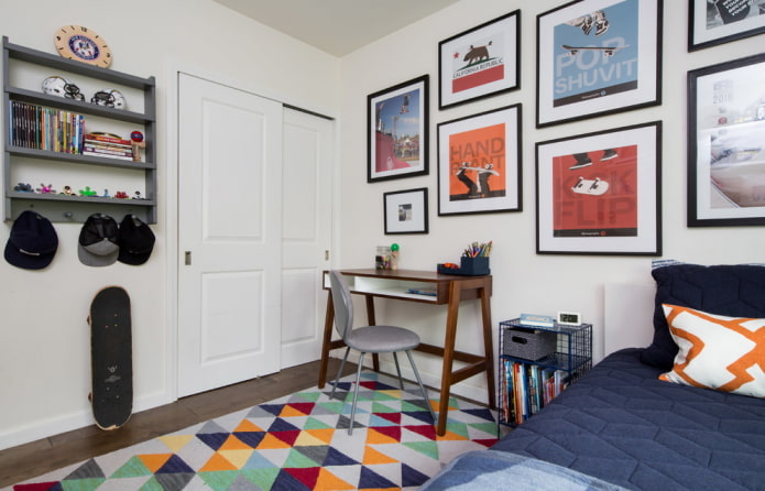 decorating a bedroom for a teen boy
