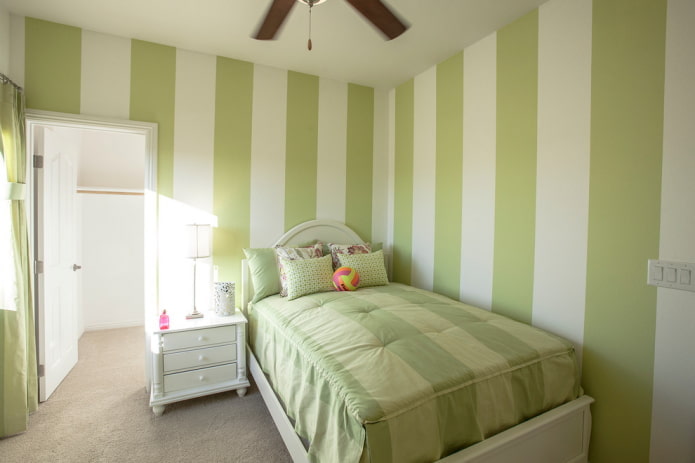 ตกแต่งภายในห้องนอนด้วยโทนสีเขียว green