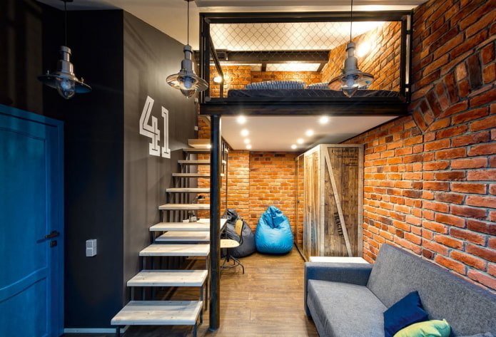 loft style bunk interior interior