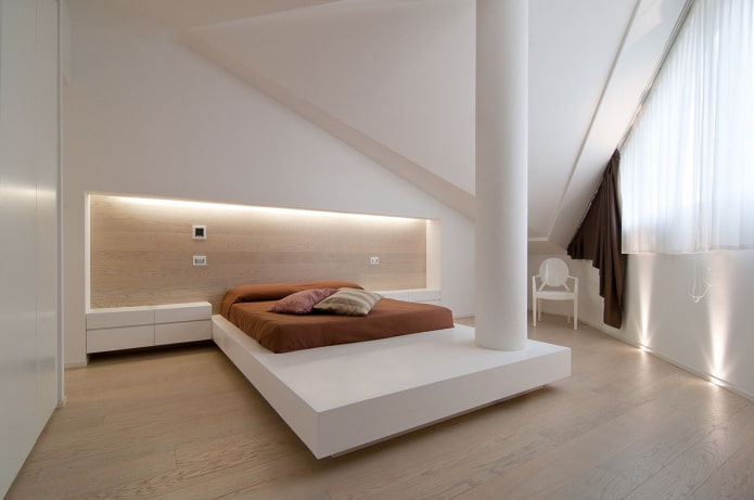 high-tech bedroom interior design