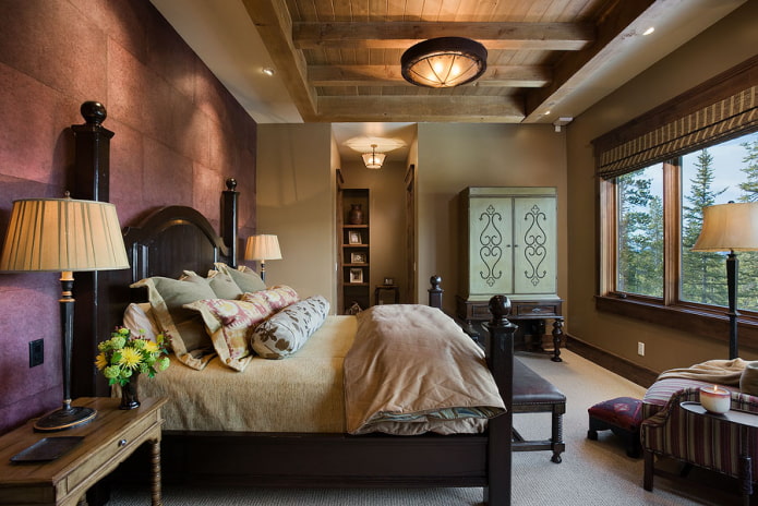 eclectic bedroom design