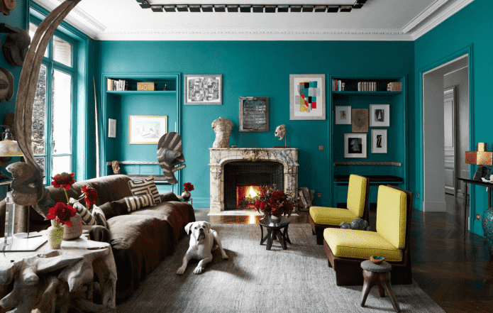 interior design in eclectic style