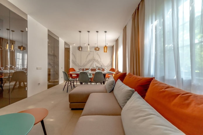 living-dining room interior design