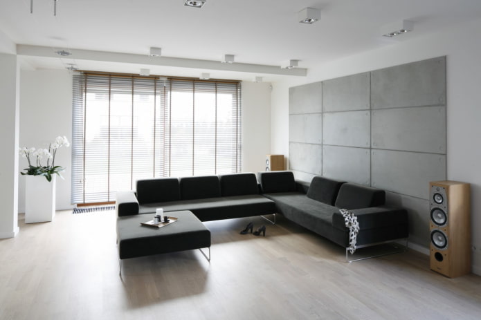 living room decoration in a minimalist style