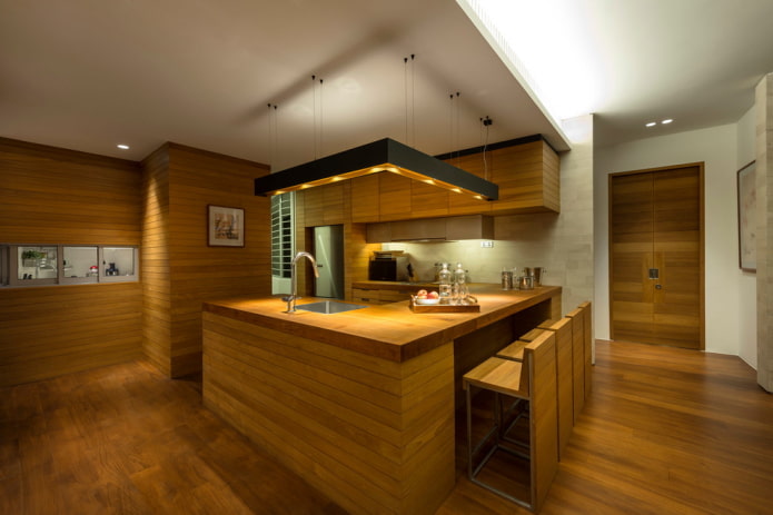 kitchen interior in Japanese style