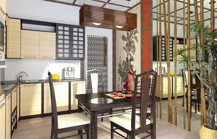 Japanese style in the interior