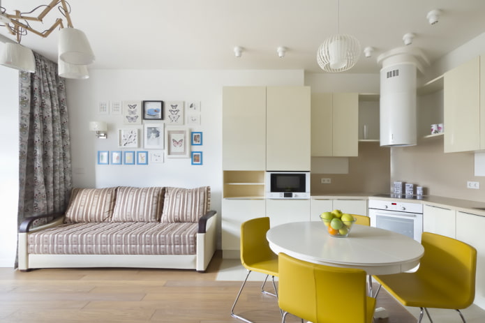 interior design kitchen-bedroom