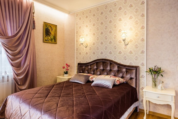 осветљење у унутрашњости спаваће собе у провансалском стилу