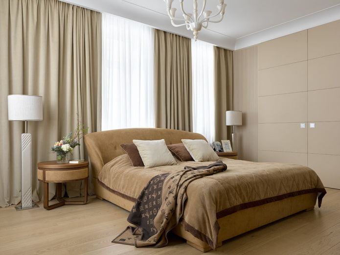 interior design beige bedroom