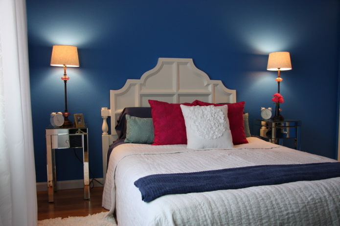 Blaues Schlafzimmer