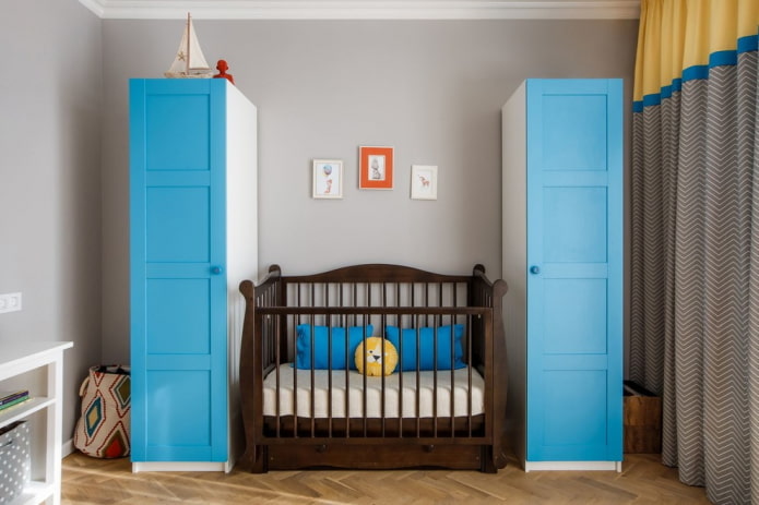 furnishings in the interior of the nursery for the kid