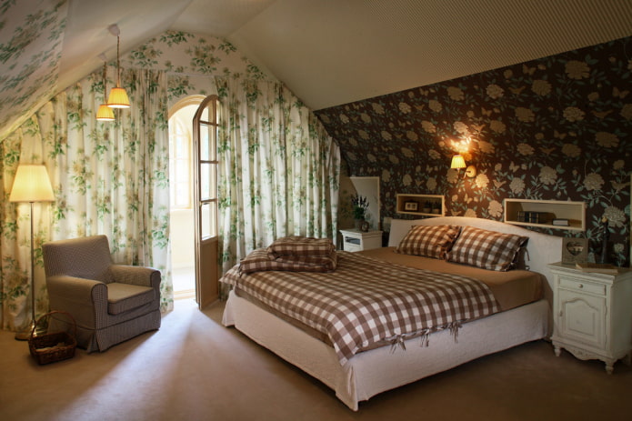 текстил и декор у спаваћој соби у стилу земље