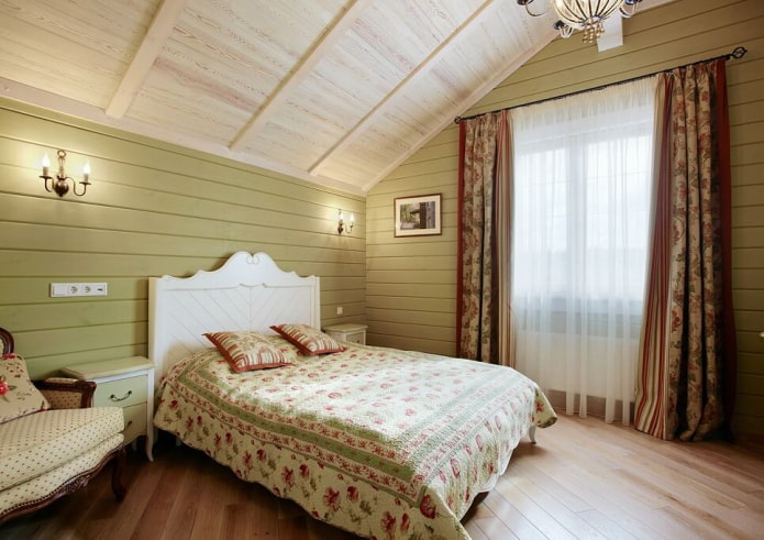 текстил и декор у спаваћој соби у стилу земље