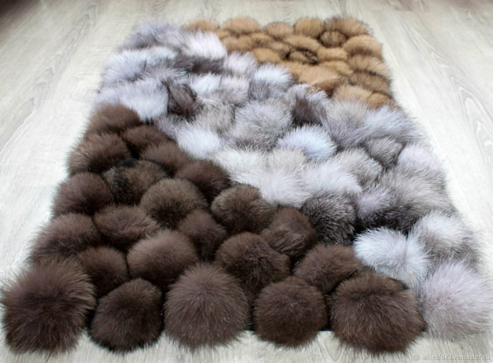 Fur rug