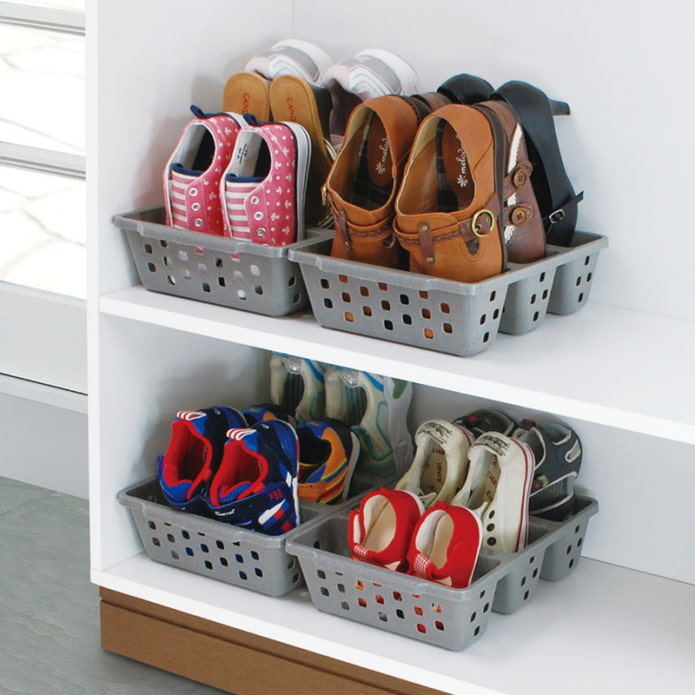 storage baskets for shoes