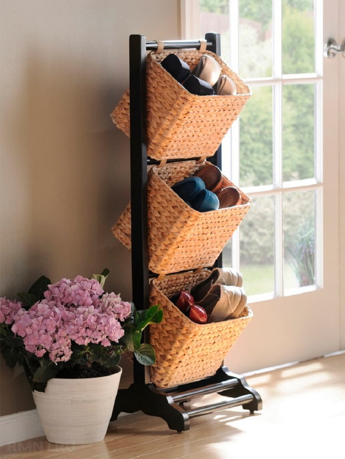 storage baskets for shoes