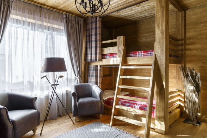 Schlafzimmermöbel im rustikalen Stil