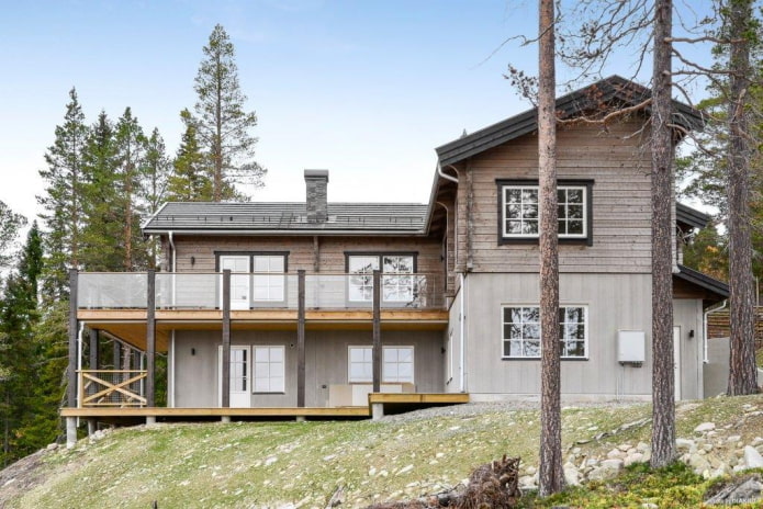 large house in Scandinavian style