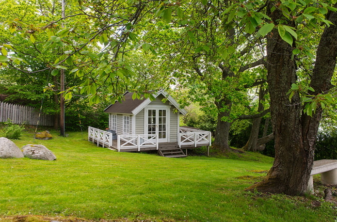 cottage in Scandinavian style