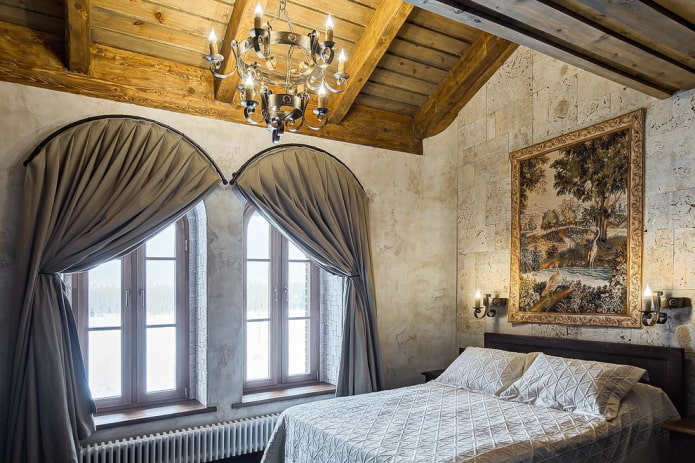 bedroom in Mediterranean style