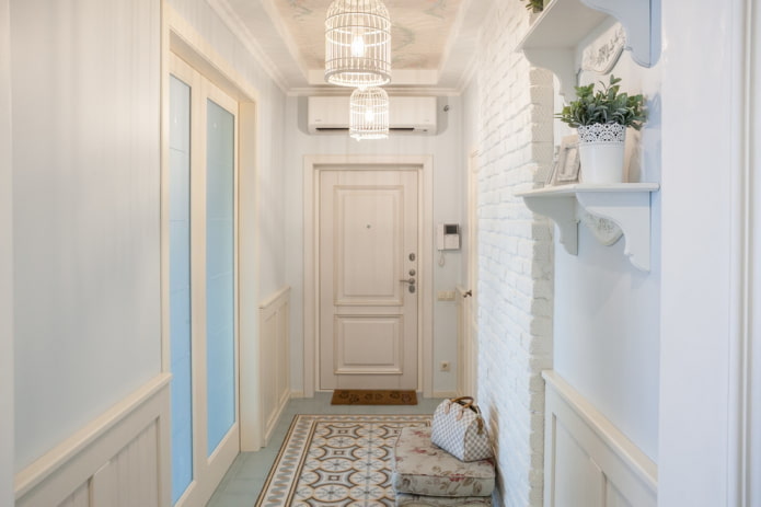 hallway in provence style