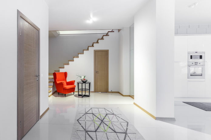 дизајн боја ходника у унутрашњости куће