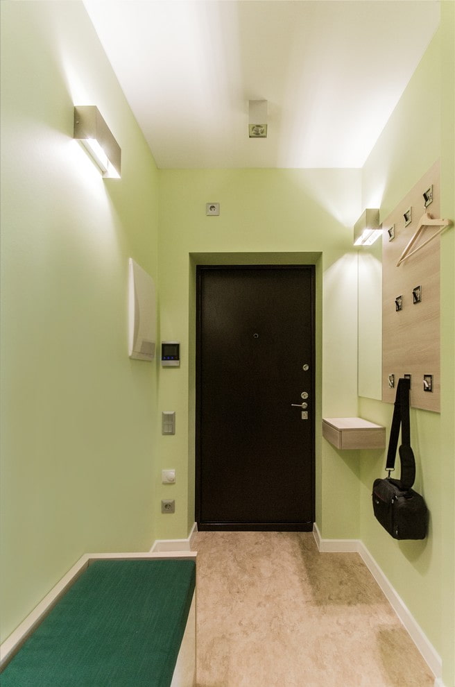 hallway design in light colors