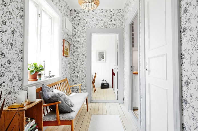interior design skandinavian hallway