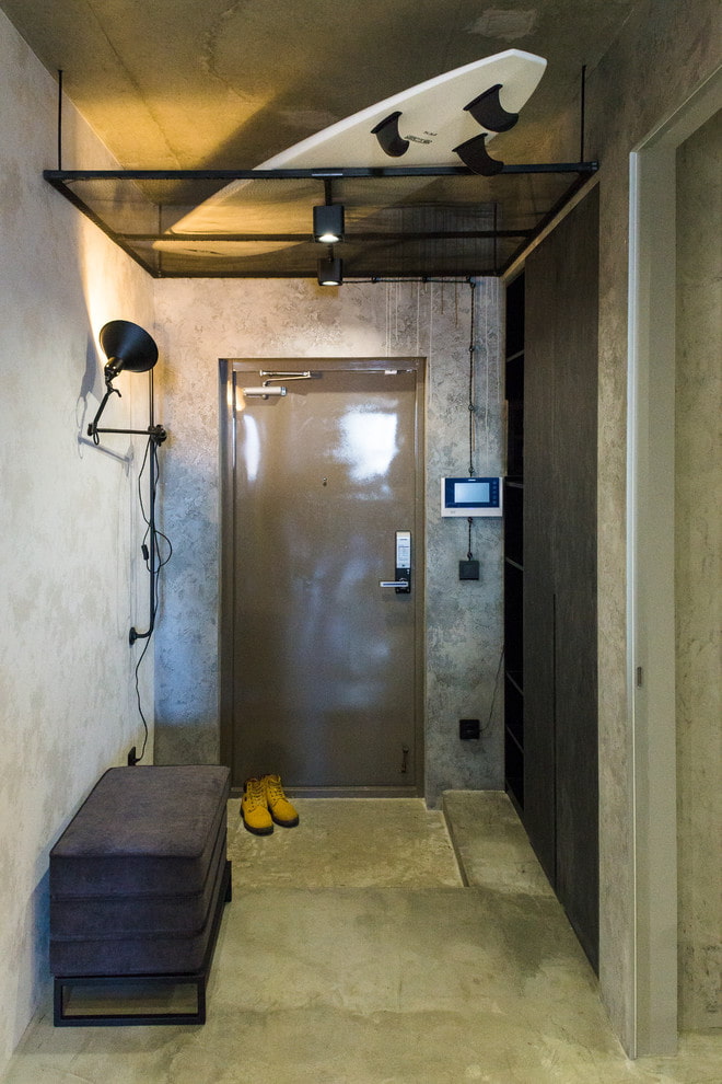 small loft-style corridor