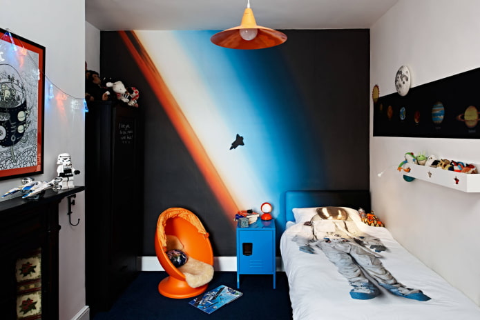 Zimmer im Space-Stil