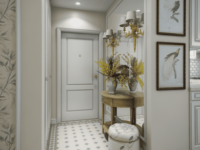 hallway in classic style
