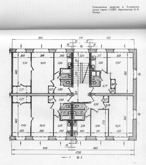 floor plan Khrushchev series 528