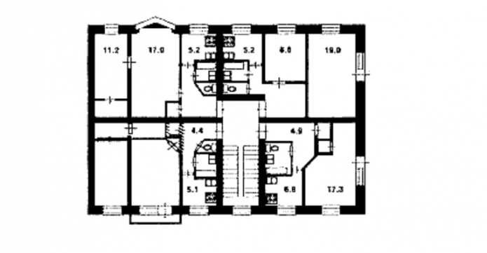 floor plan Khrushchev serye 528