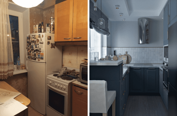 Fotos vor und nach der Renovierung