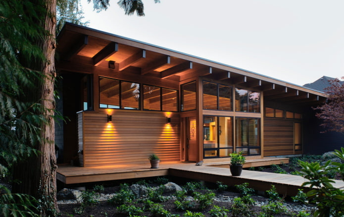 високотехнолошка дрвена кућа