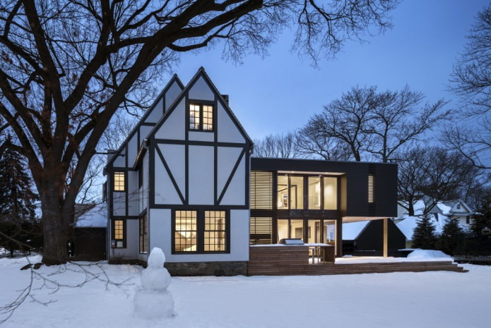 half-timbered house project