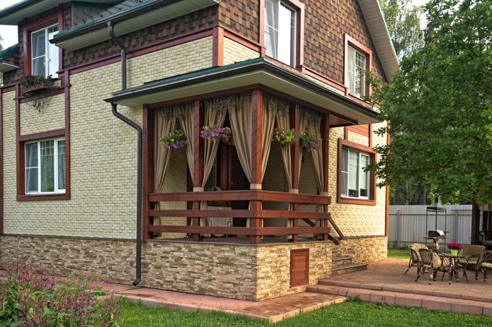 Veranda-Anbau-Design für zu Hause