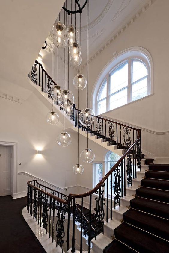 chandelier with ceiling light in the house