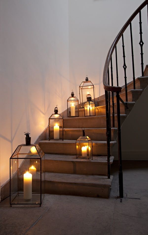 backlit staircase design