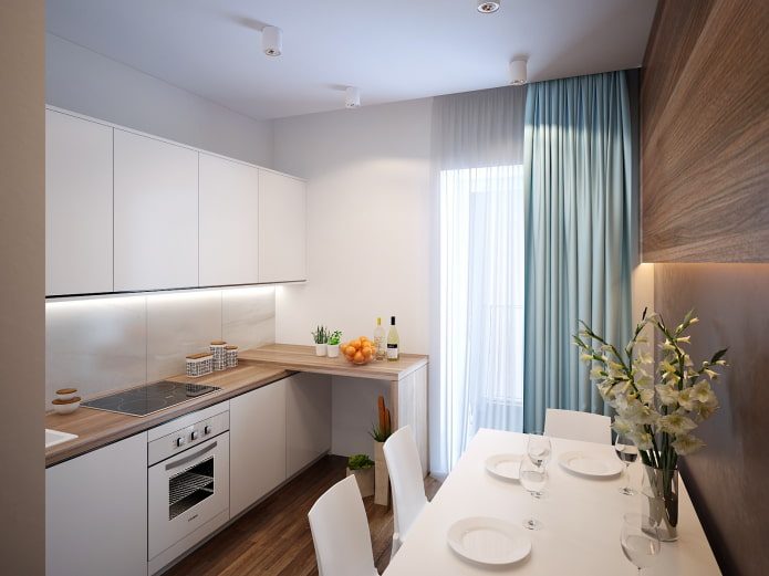 set in the kitchen with an area of ​​8 sq m