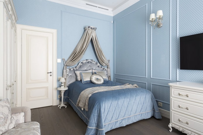 боје спаваће собе у класичном стилу