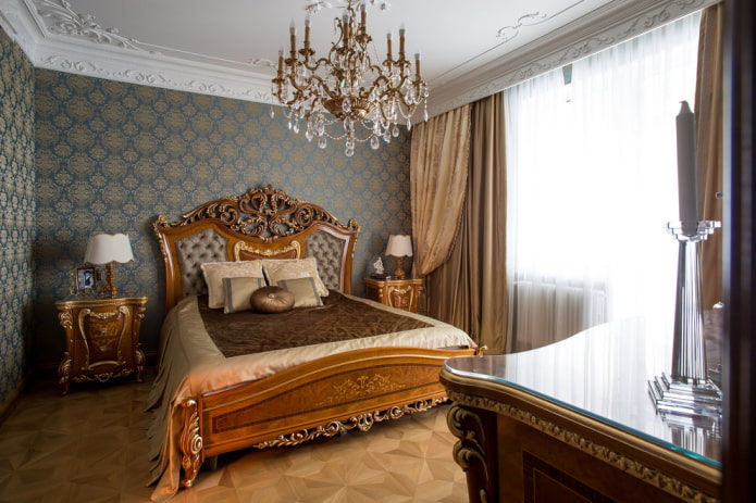Schlafzimmerfarben im klassischen Stil