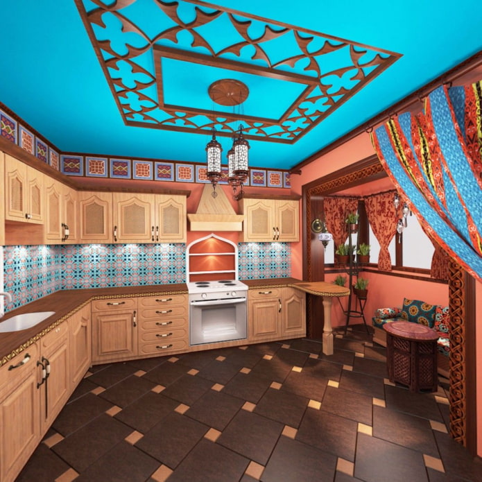 Oriental style kitchen
