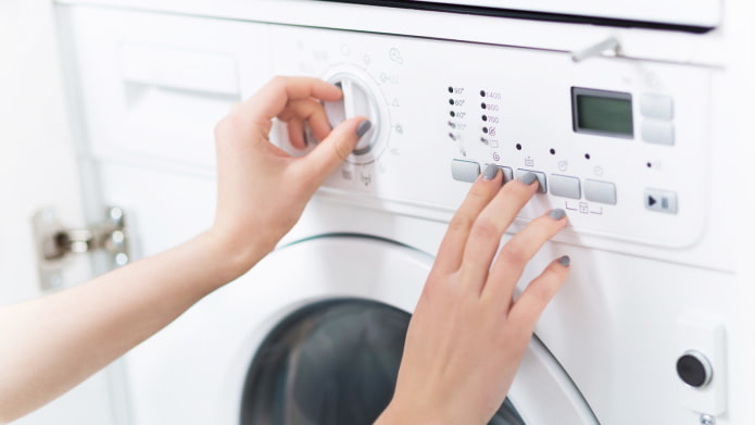 Choosing a washing machine mode