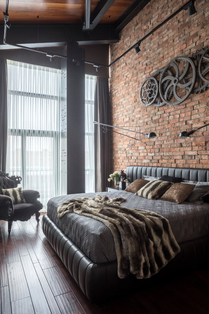 loft style bedroom